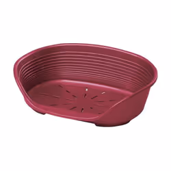 Corbeille Siesta deluxe pour chiens avec perforations pour une bonne ventilation - Repose tete confortable, antidérapant - Po ...