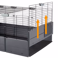 Ferplast Multipla Open Cochon d'inde Gris - Vue supplémentaire 4