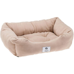 Coccolo microfleece Petit canapé rembourré en micropolaire pour chiens et chats. Variante 80 - Misure: 78 x 56 x h 22 cm - Beige - Ferplast