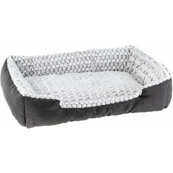 Sweetie Niche en coton et fourrure écologique pour chiens et chats. Variante 90 - Misure: 91 x 72 x h 19 cm - Gris - Ferplast