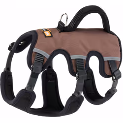 Fantastique pour le trekking et la randonnée, le harnais pour chien Ergotrekking de Ferplast est équipé d'une poignée pratiqu ...