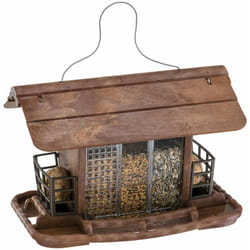Ferplast - jok 2 Mangeoire abri pour oiseaux sauvages. Variante jok 2 - Misure: 34 x 26 x h 23 cm - Marron