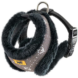 Nikita fur Harnais en tissu respirant pour chiens et chats. Fourrure écologique douce. Différentes tailles et couleurs.. Variante xs - Misure: a: 20