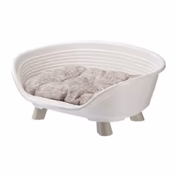 Corbeille - FERPLAST - THRONE 4 - Avec coussin relax - Blanc