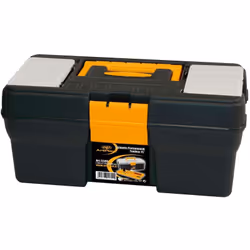 Boîte à outils en polypropylène 15 L 392 x P 210 x H 188 mm, avec 2 organisateurs sur la couverture + 1 plateau à l'intérieur ...