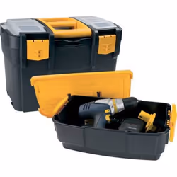 Art Plast 6700V boite à outils Plastique Noir, Jaune - Vue supplémentaire 2