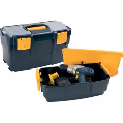 Art Plast 6500V boite à outils Plastique Noir, Jaune