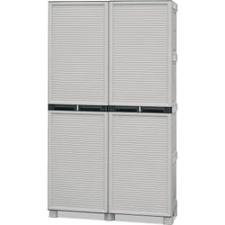 Artplast - Porta Broom Armoire en polypropylène, avec des portes - Bleu
