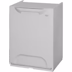 Recyclage des papelera en polypropylène gris, avec dépôt à l'intérieur Les conteneurs de recyclage de la ligne éco-logique on ...