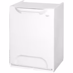 Recyclage de la papelera en polypropylène blanc, avec dépôt à l'intérieur Les conteneurs de recyclage de la ligne éco-logique ...