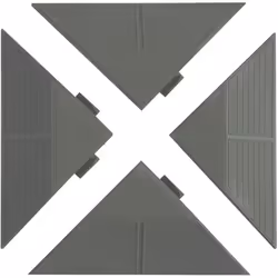 Jeu de 4 triangles, pour les angles des surfaces COMBI - par exemple, si vous avez réalisé un dessin géométrique en assemblan ...