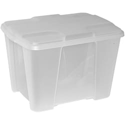 Artplast - Boîte en plastique multi-protège avec un fond transparent et le couvercle L390X290XH272 mm. - Gris foncé