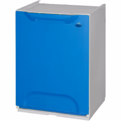 Papier de recyclage bleu en polypropylène, avec dépôt à l'intérieur Les conteneurs de recyclage de la ligne éco-logique ont é ...