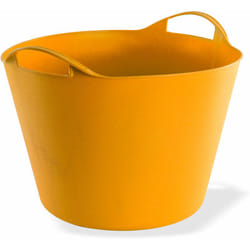 Dema - Sac plastique multi-usages, orange, couleur 42 lt. ø sup. 455 mm. inf. 360 h 345/385 mm. - Gris foncé