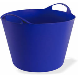 Panier flexible multifonction 42 litres Bleu / Jardin - linge - bois