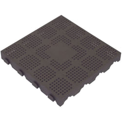 Terre de jardin extérieure 39x39x4,8 cm effet de drainage surface 0,15m² combi collection - anthracite - Anthracite