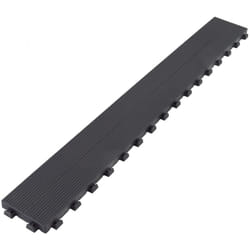 Fiche de chaussée grise rayée, 117x15.7x2,5 cm (116,5x14,3x2,5 net) 1m²: 6 feuilles - Gris