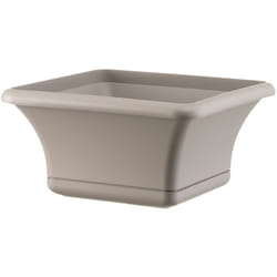 Carré 40 cm avec une soucoupe grise - Gris