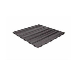Dalle clipsable jardin 'Effet bois' - Marron