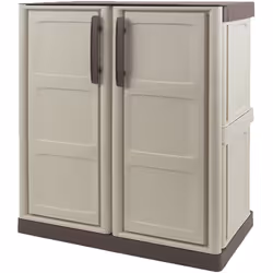 Description générale Armoire en plastique pour extérieur à 2 portes, conçue pour être stable et robuste. Fabriquée en polypro ...