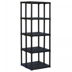 Etagère de Rangement 5 Niveaux Charge Max 200 kg Polypropylène Résistant - Garage Atelier Intérieur Extérieur Art Plast