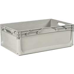 Artplast - Boîte industrielle 600x400 h 220 mm gris - Gris foncé