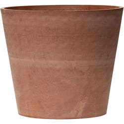Artplast - Art Plast Nova Vita Línea Leonardo Pot de Fleurs en cône tronqué ø 07 cm Terre Cuite - Gris