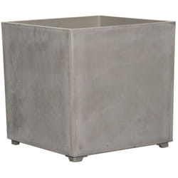 Artplast - Pot de Fleur Carré Gris 50L 40x40cm - Jardinière Extérieure Balcon Terrasse Jardin