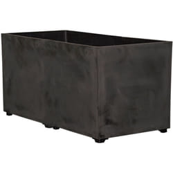 Artplast - Pot cube 80x40cm sans trous d'anthracite - Gris foncé