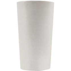 Artplast - Pot de Fleurs Conique Gris Clair Ø30cm H52cm - Pot de Fleurs Haut en Plastique Recyclé - Design Italien