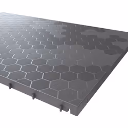 Optez pour une solution de revêtement de sol robuste et polyvalente avec la Dalle Clipsable en Polypropylène Art Plast. Conçu ...