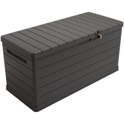 Coffre de rangement extérieur 350L - Coffre de Jardin Gris 118.5x52x57cm - Poignées de transport - Résistant à l'eau Artplast