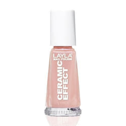 Layla Cosmetics Smalto Layla Ceramic Effect vernis à ongles 10 ml Beige Colle pailletée
