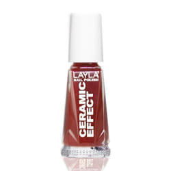 Layla Cosmetics Smalto Layla Ceramic Effect vernis à ongles 10 ml Rouge Gloss