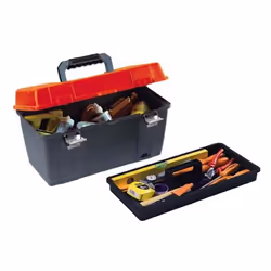 Plano 651, Boîte à outils, Métal, Polyéthylène, Gris, Rouge, 510 mm, 280 mm, 290 mm