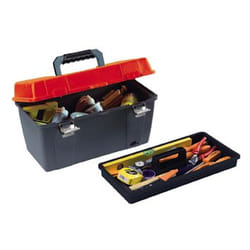 Plano 651 Boîte à outils Métal, Polyéthylène Gris, Rouge