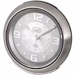 Trevi SL 3090 M, Réveil à quartz, Acier inoxydable, Analogique, AA, 95 mm, 100 mm