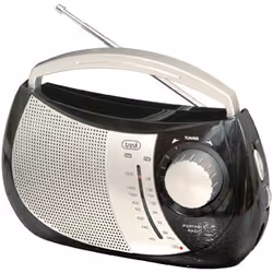 Trevi RA 764, Portable, AM, FM, 88 - 108 MHz, 540 - 1610 kHz, 0,5 W, Noir