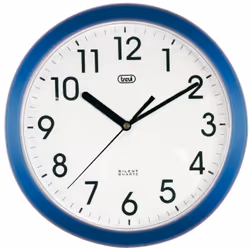 Trevi OM3301, Mur, Quartz clock, Carré, Bleu, Blanc, AA, 25 cm