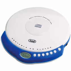 Trevi CMP 498, Bleu, Blanc, Lecteur CD portable