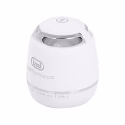 Trevi XP 71 BT, 3 W, Avec fil &amp;sans fil, Micro-USB, Enceinte portable stéréo, Blanc, Sphérique