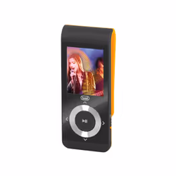 Trevi MPV 1728 SD, Lecteur MP3, LCD, 3,5mm, Radio FM, Noir, Orange, Casque audio