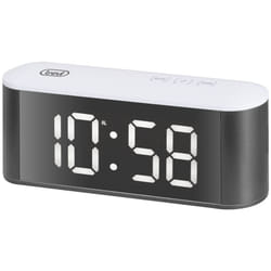 Trevi EC 883 BL Réveil numérique Noir, Blanc