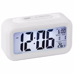 Trevi SLD 3068 S Réveil numérique Blanc