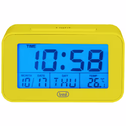 Trevi 0SL3P5005 réveille-matin Réveil numérique Jaune