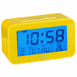 Trevi 0SL3P5005 réveille-matin Réveil numérique Jaune