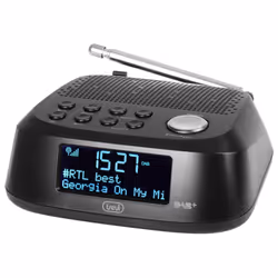 Trevi RC 80D4 DAB, Horloge, Numérique, DAB, DAB+, FM, 87,5 - 108 MHz, 174.928 - 239.2 MHz, 1 W