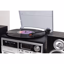Trevi TT 1072 Tourne-disque à entraînement direct Noir, Argent Semi-automatique - Vue supplémentaire 4