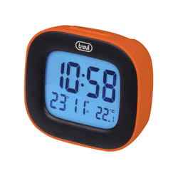 Trevi SLD 3875 Réveil numérique Noir, Orange