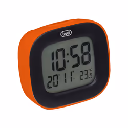 Trevi SLD 3875 Réveil numérique Noir, Orange